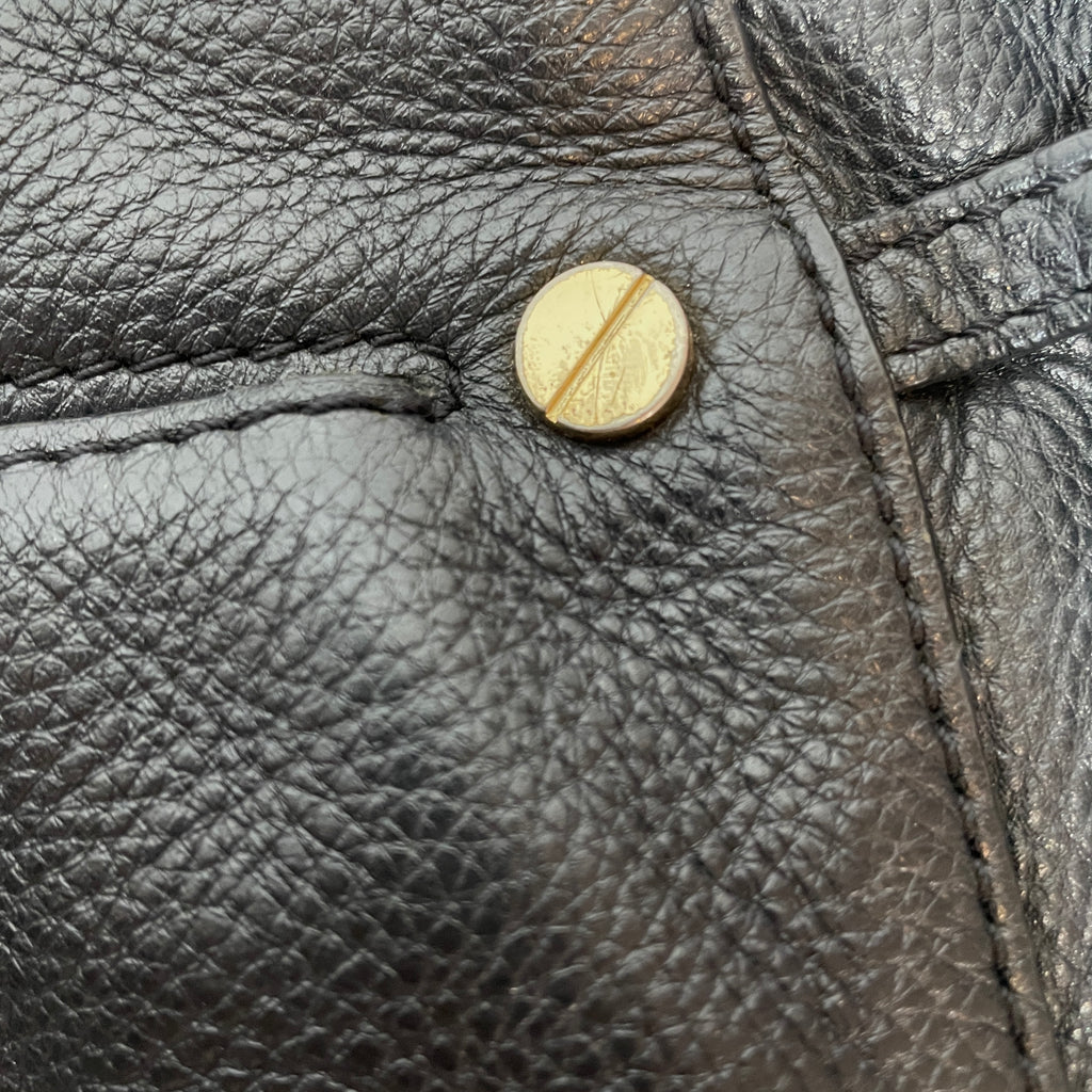 Michael Kors Black Leather Small Shoulder Bag | Pre Loved |