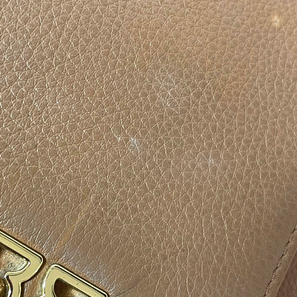 Tory Burch Tan 'Britten' Fold-over Messenger Bag | Pre Loved |