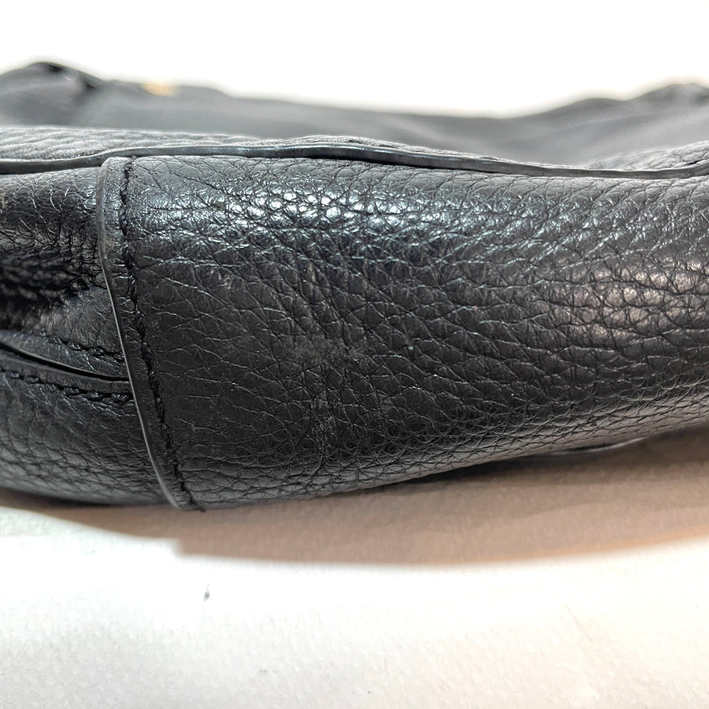 Michael Kors Black Leather Small Shoulder Bag | Pre Loved |