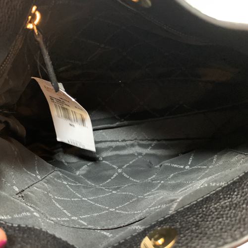 Michael Kors Black Leather 'Nicole' Shoulder Bag | Brand New |