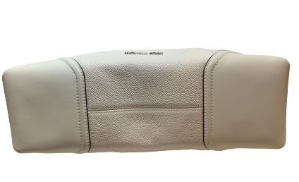 Michael Kors White Leather 'Nicole' Shoulder Bag | Brand New |