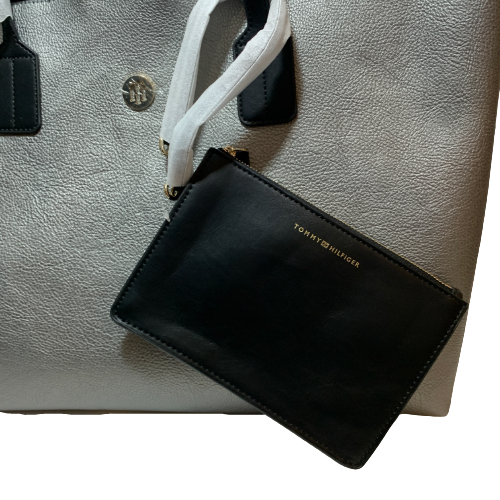 Tommy Hilfiger Pewter 'Cool Tommy' Tote | Brand New |