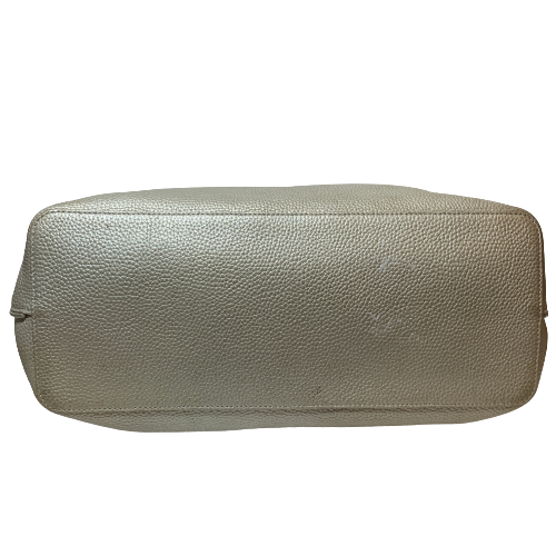 Tory Burch Silver Pebbled Leather 'Perry' Tote | Pre Loved |