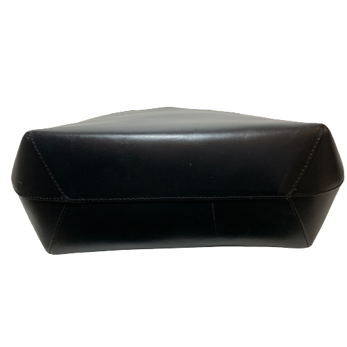 ZARA Black Leather Large Tote Bag | Pre Loved |