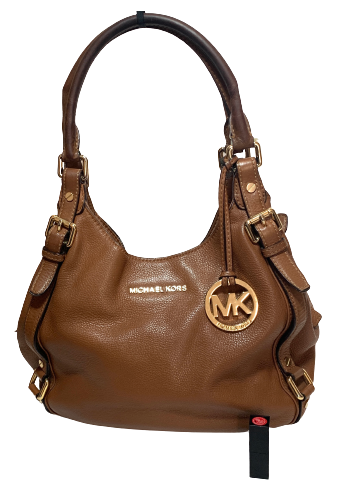 Michael Kors Tan Pebbled Leather Shoulder Bag | Pre Loved |