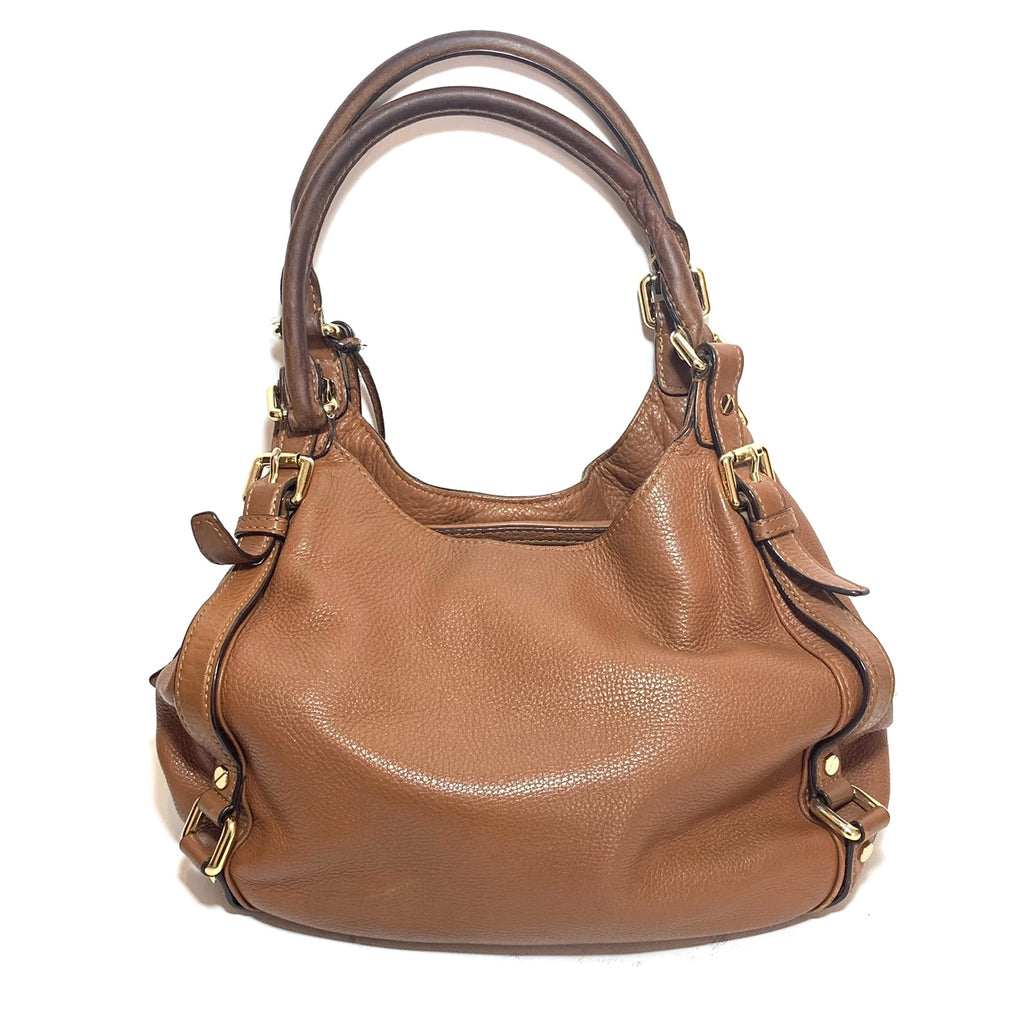 Michael Kors Tan Pebbled Leather Shoulder Bag | Pre Loved |