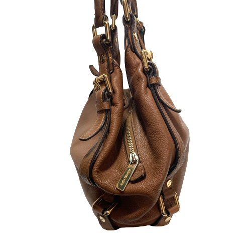 Michael Kors Tan Pebbled Leather Shoulder Bag | Pre Loved |