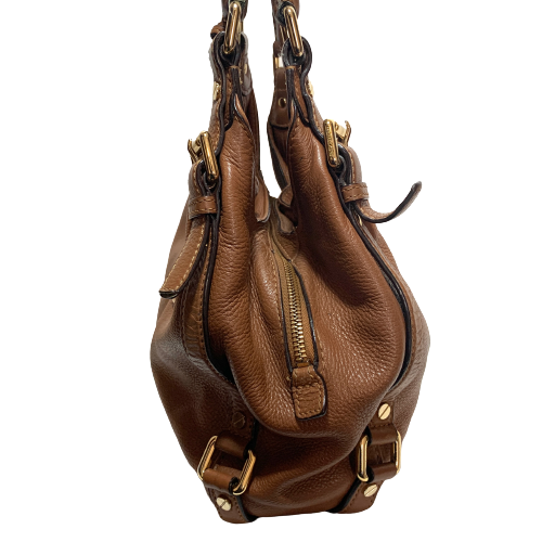 Michael Kors Tan Pebbled Leather Shoulder Bag | Pre Loved |