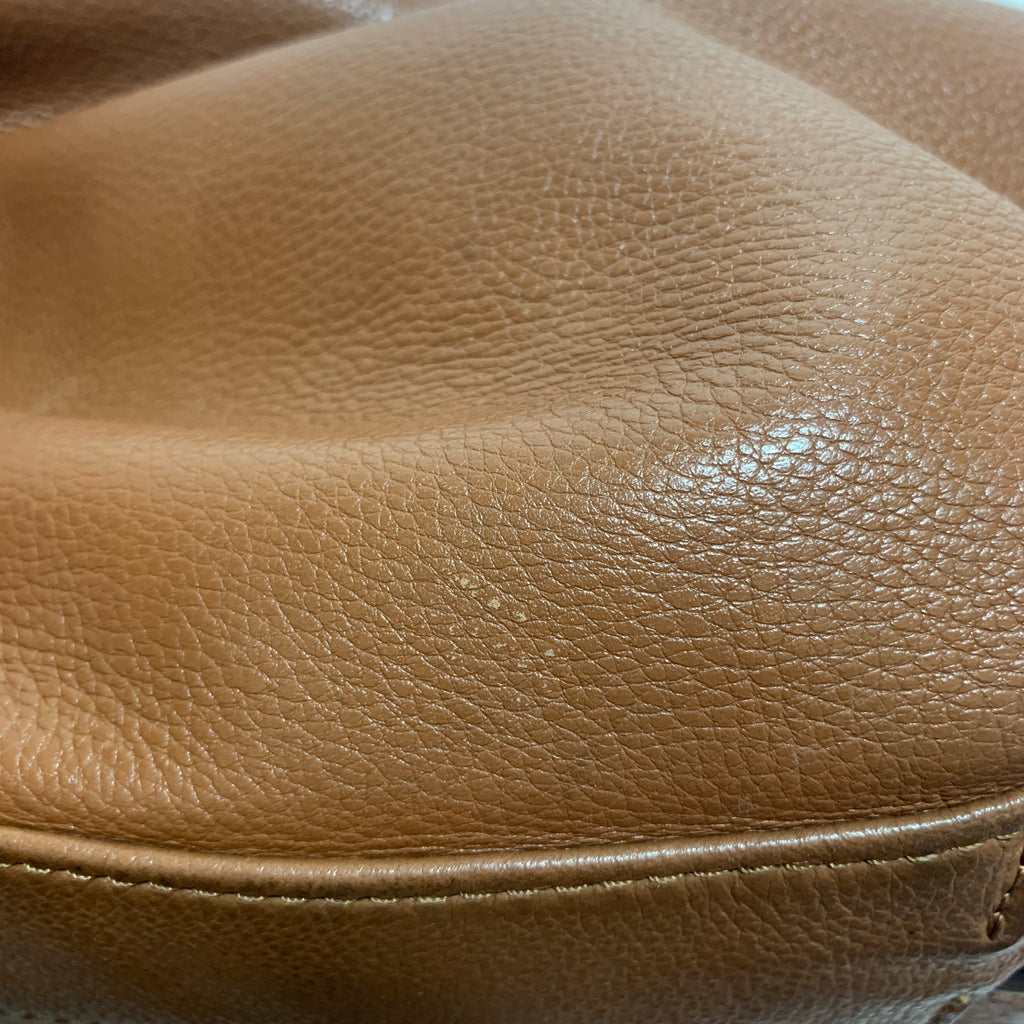 Michael Kors Tan Pebbled Leather Shoulder Bag | Pre Loved |