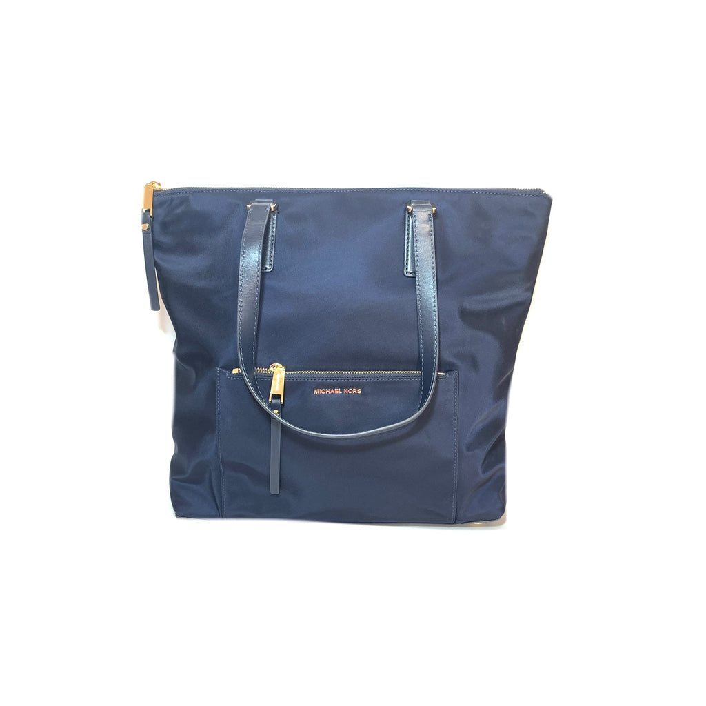 Michael Kors Nylon Navy Tote Bag | Gently Used |