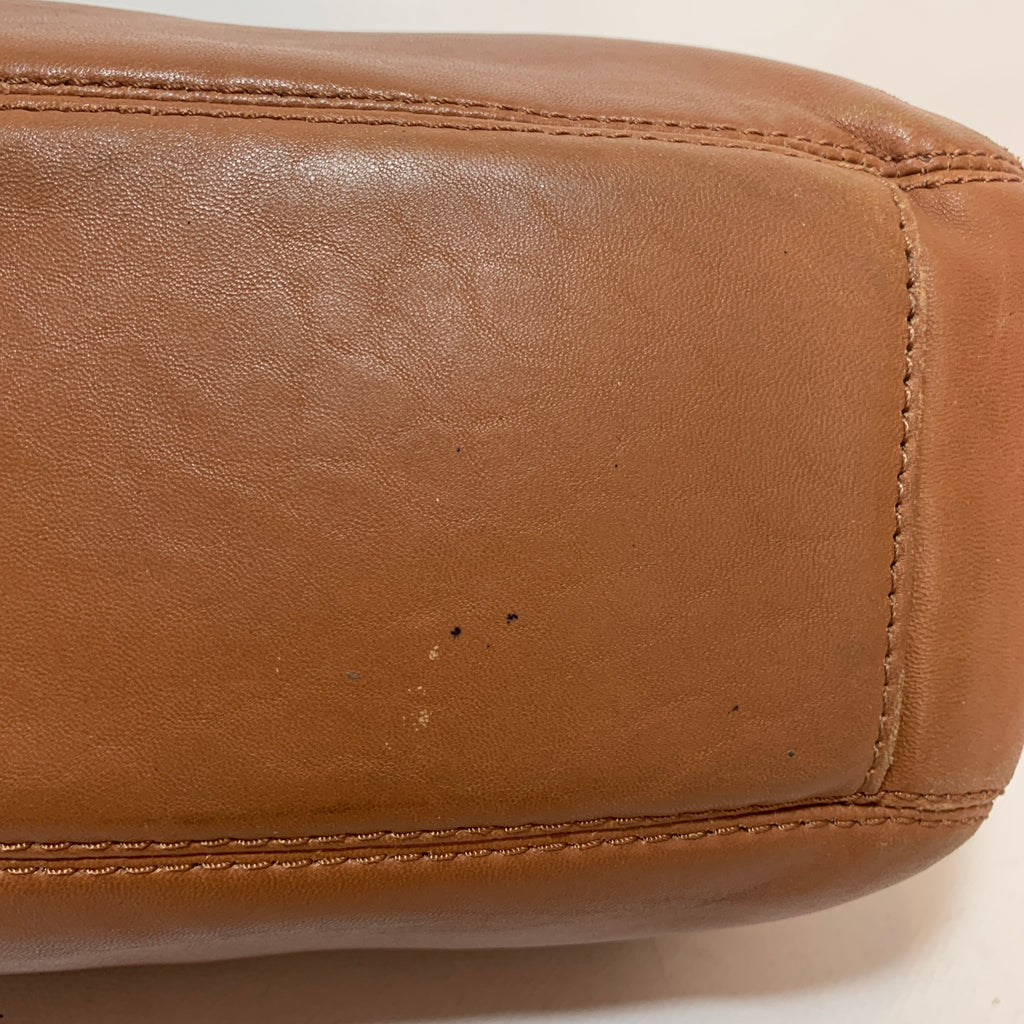 Michael Kors Tan Leather Gold Chain Shoulder Bag | Pre Loved |