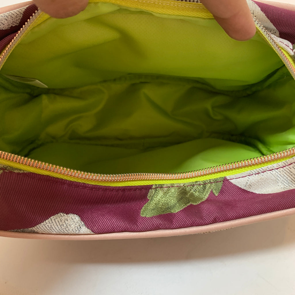 Ted Baker Purple Floral Print Makeup Pouch | Brand New |