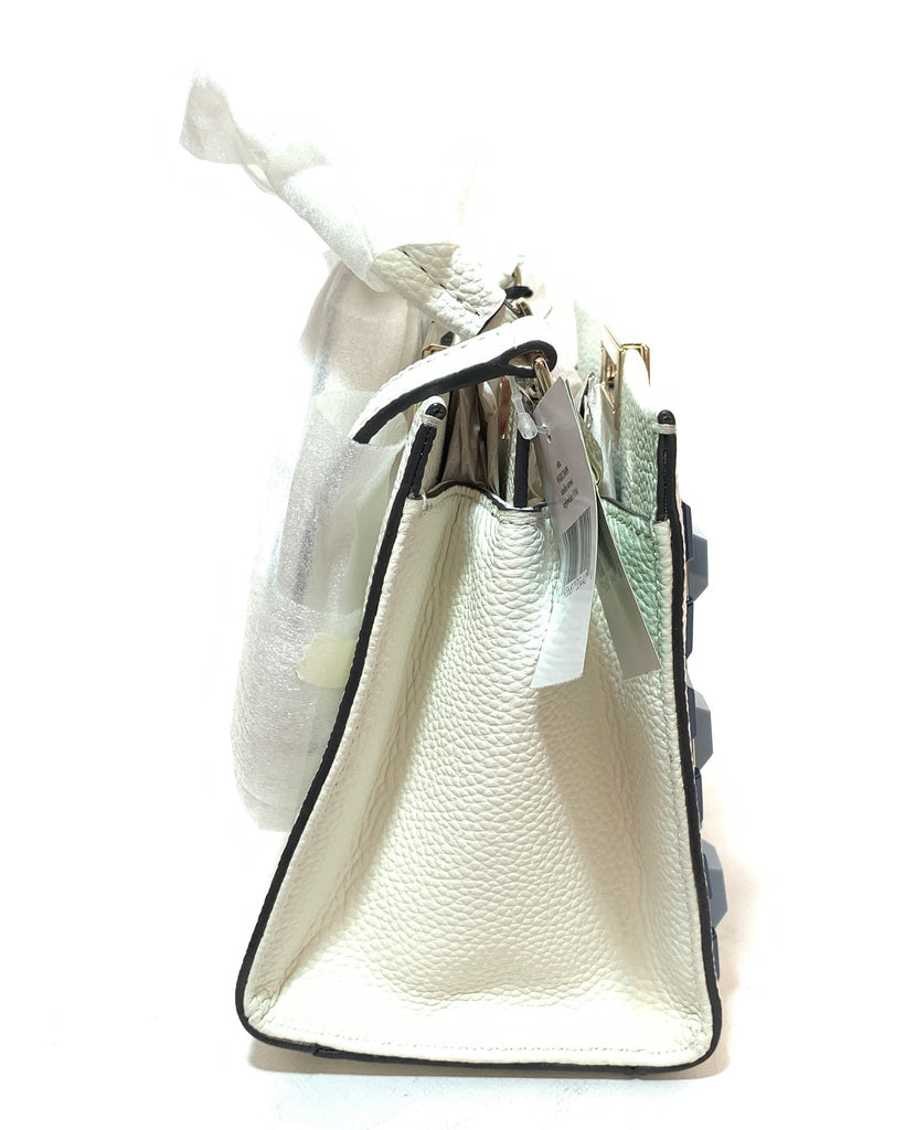 Kate Spade White 'Ainslie Street' Mini Leather Satchel | Brand New |