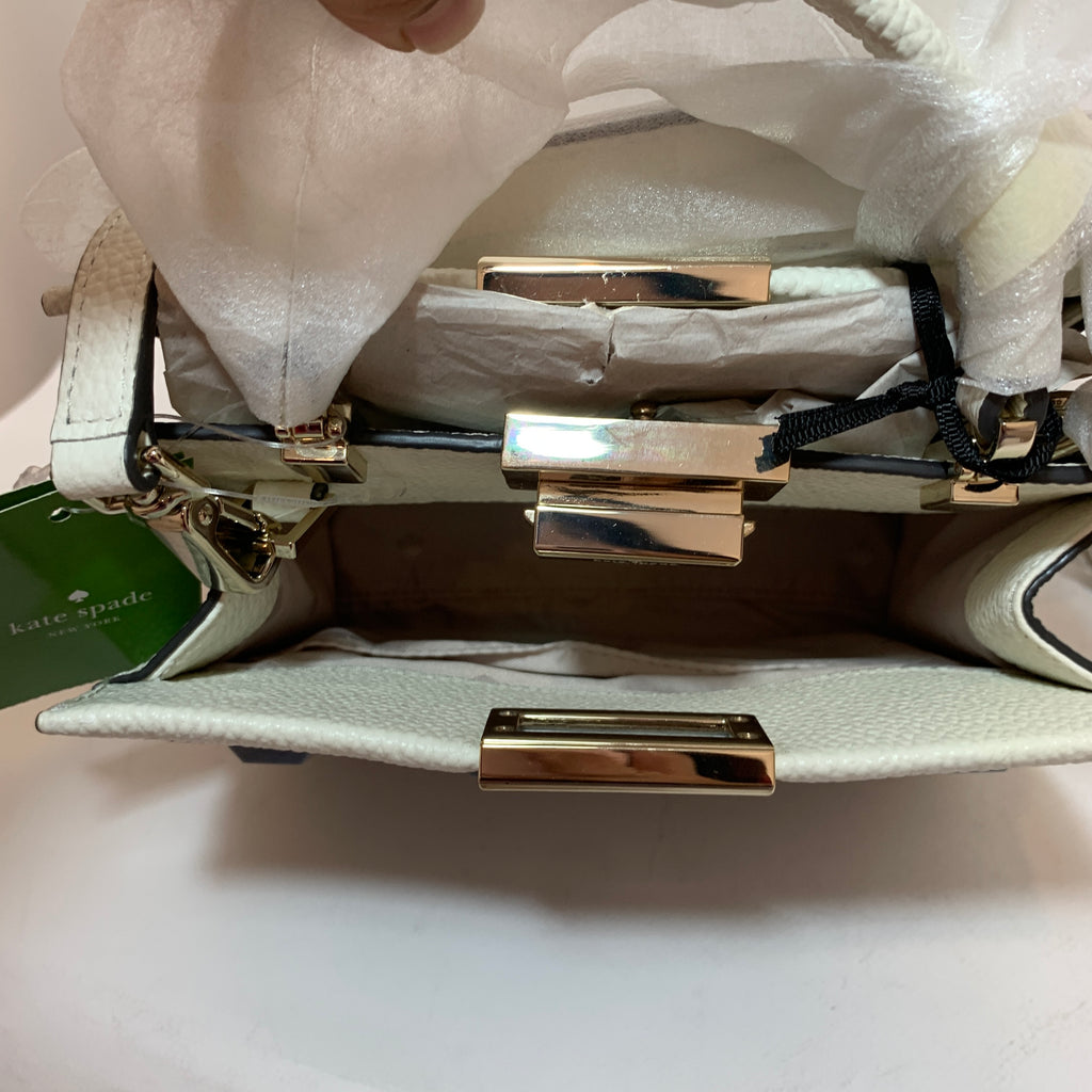 Kate Spade White 'Ainslie Street' Mini Leather Satchel | Brand New |
