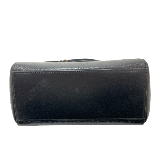 Kate Spade Black & Cream Leather Medium Satchel | Pre Loved |