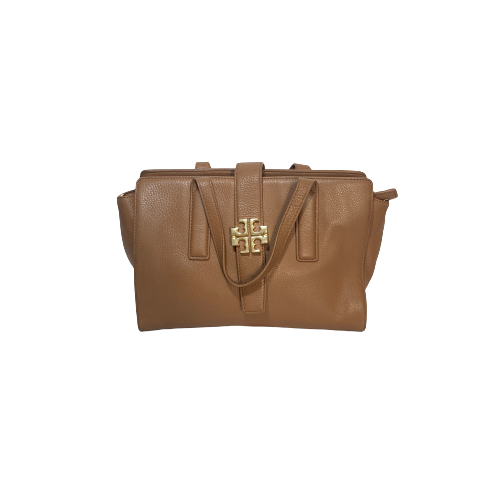 Tory Burch Meyer Tan Pebbled Leather Tote | Pre Loved |