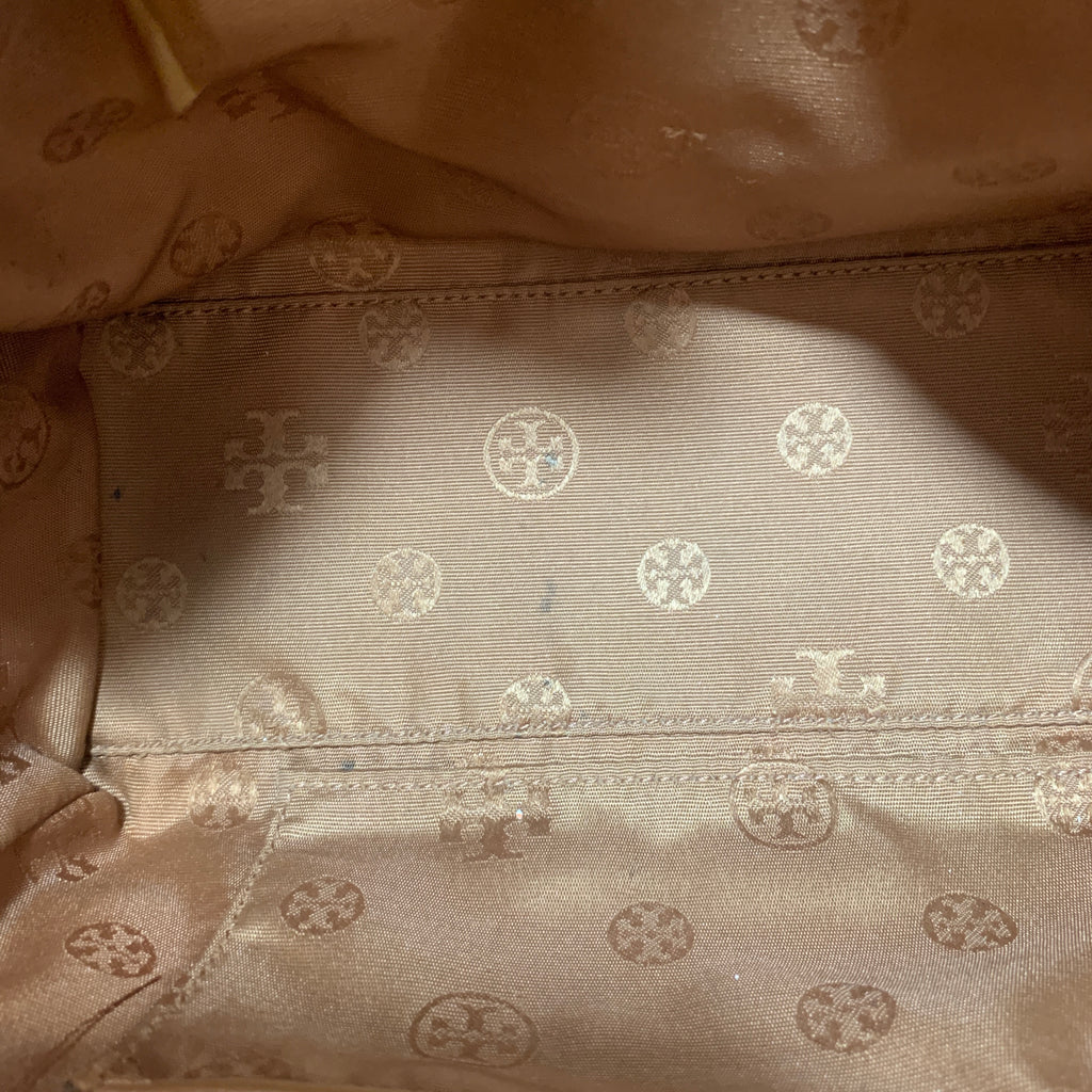 Tory Burch Meyer Tan Pebbled Leather Tote | Pre Loved |