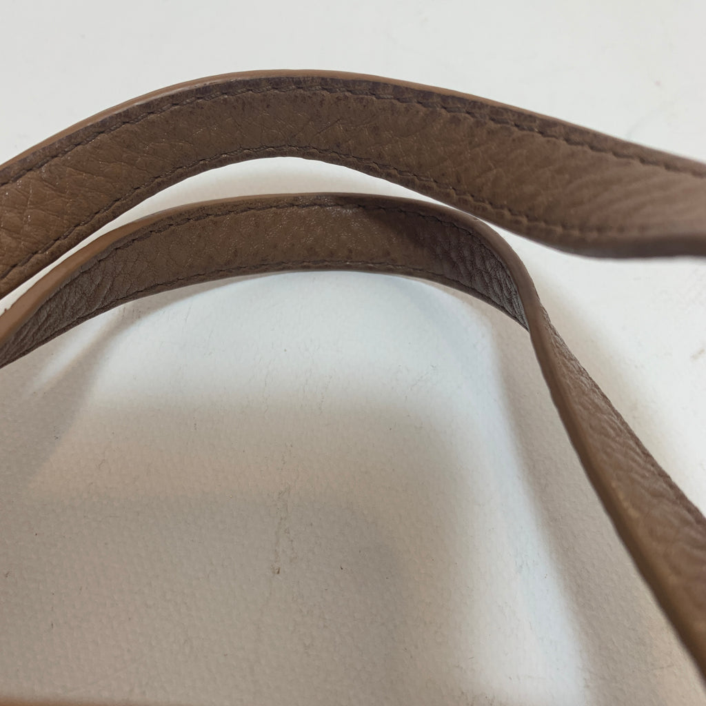 Tory Burch Meyer Tan Pebbled Leather Tote | Pre Loved |