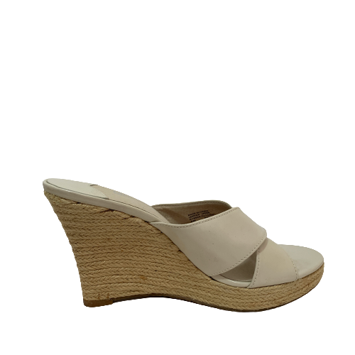 Michael Kors Cream Patent Jute Wedges | Pre Loved |