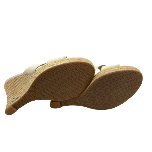 Michael Kors Cream Patent Jute Wedges | Pre Loved |