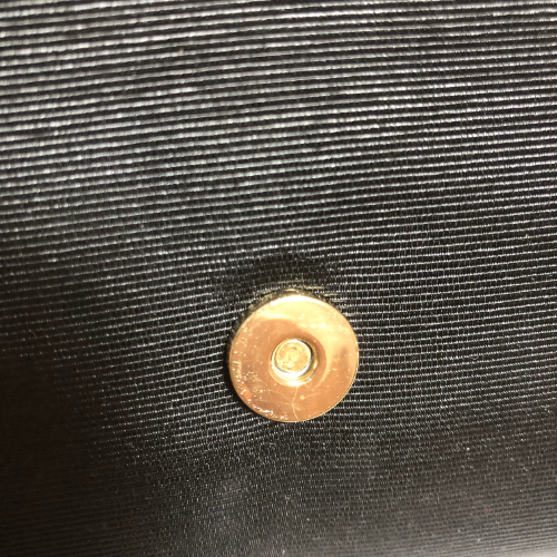 Ted Baker Black 'Graciee' Grossgrain Bow Clutch | Brand New |