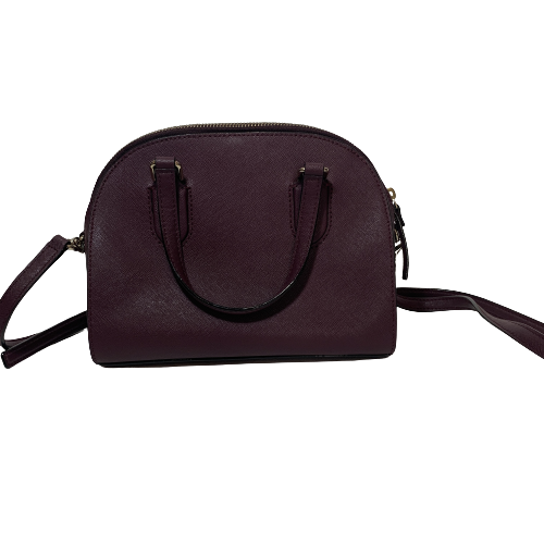 Kate Spade Purple Leather Small Dome Satchel | Pre Loved |