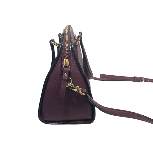 Kate Spade Purple Leather Small Dome Satchel | Pre Loved |