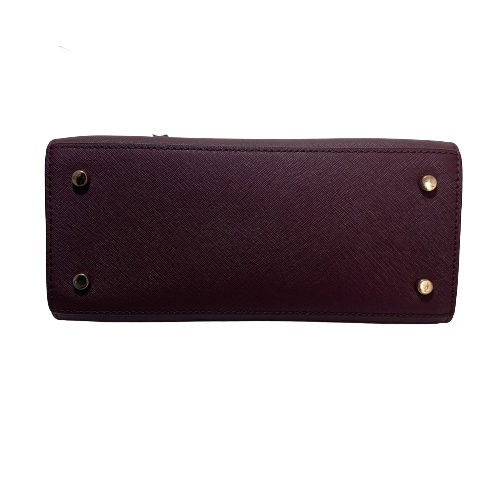 Kate Spade Purple Leather Small Dome Satchel | Pre Loved |