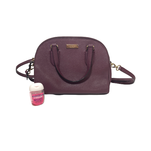 Kate Spade Purple Leather Small Dome Satchel | Pre Loved |
