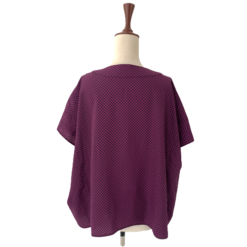 Michael Kors Purple Printed Top | Gently Used |