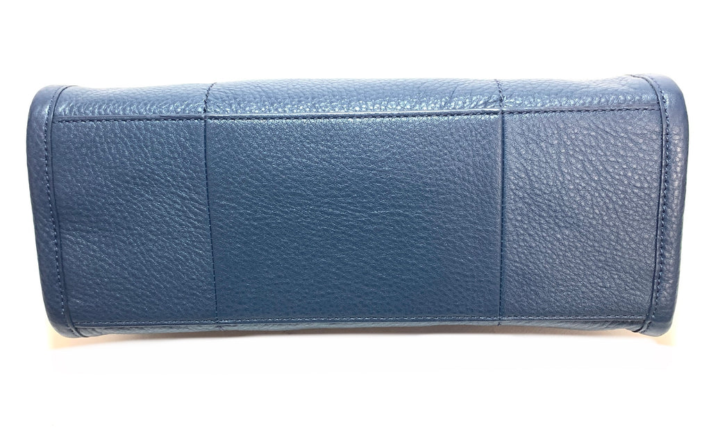 Tory Burch Navy Leather 'Britten' Shoulder Bag | Like New |