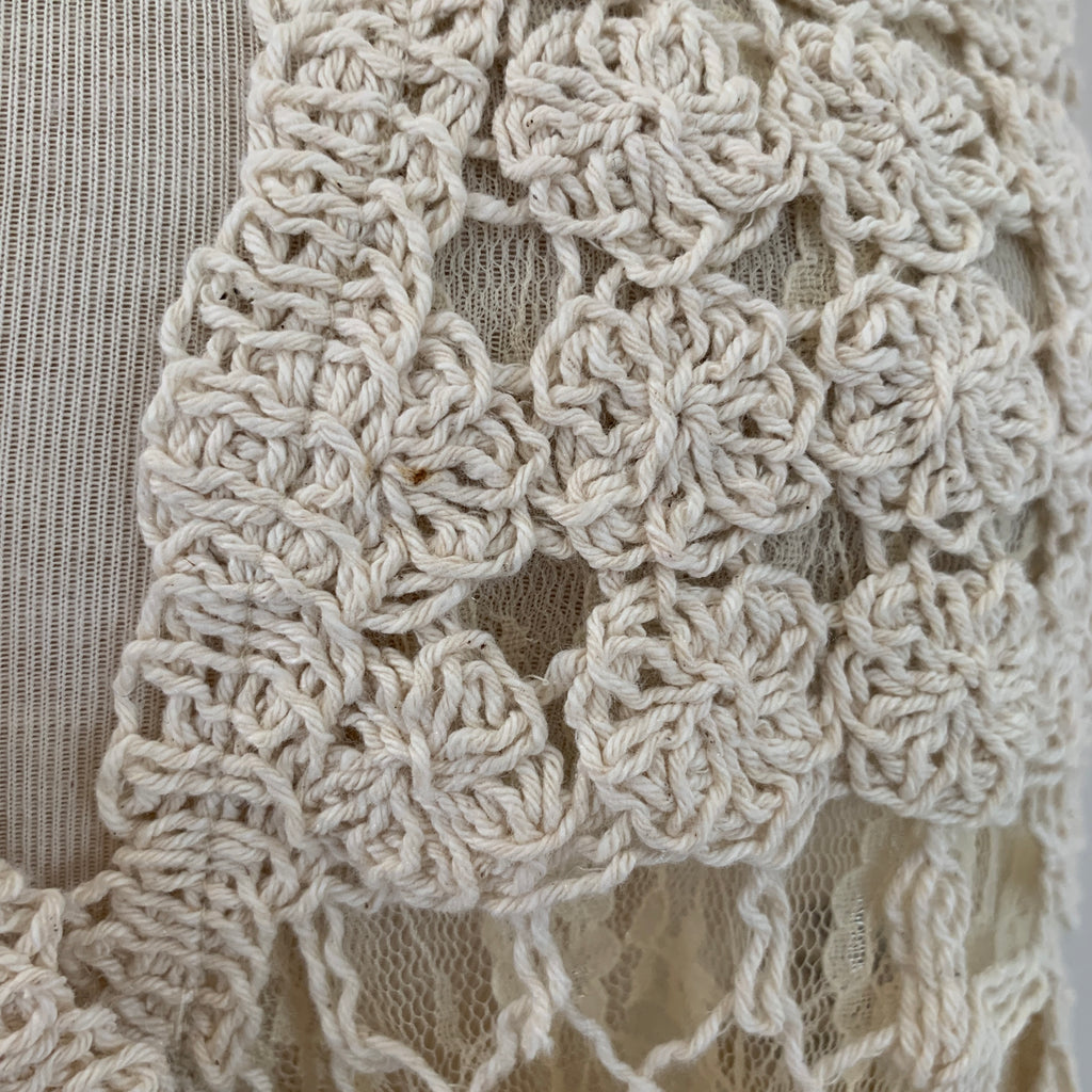 Papaya Cream Lace Vest | Brand New |