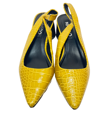 Mango Mustard Pointed Mules | Gently Used |
