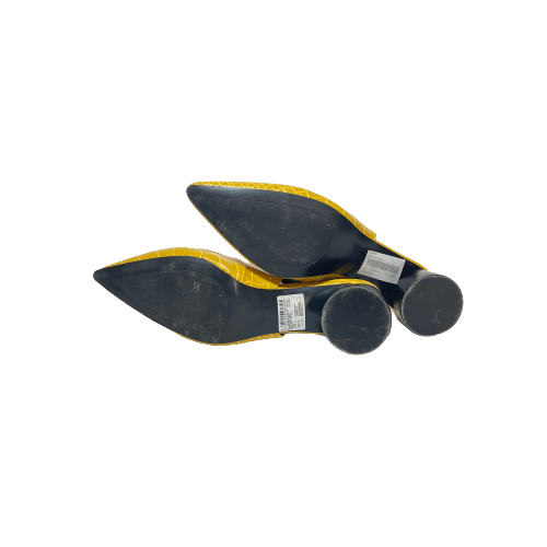 Mango Mustard Pointed Mules | Gently Used |