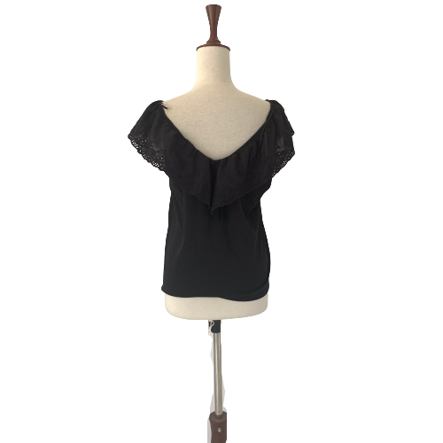 H&M Black Sleeveless V-Neck Top | Brand New |