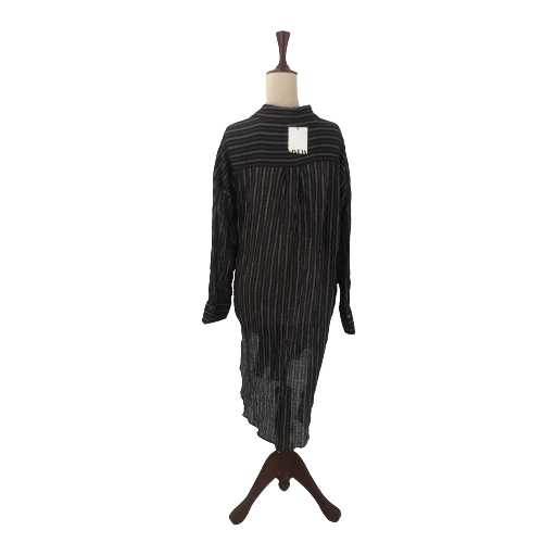 ZARA Blue and Brown Striped Tunic | Brand New |