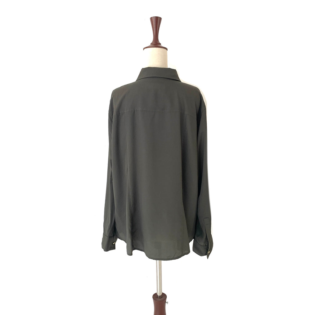 Michael Kors Army Green Shirt | Pre Loved |