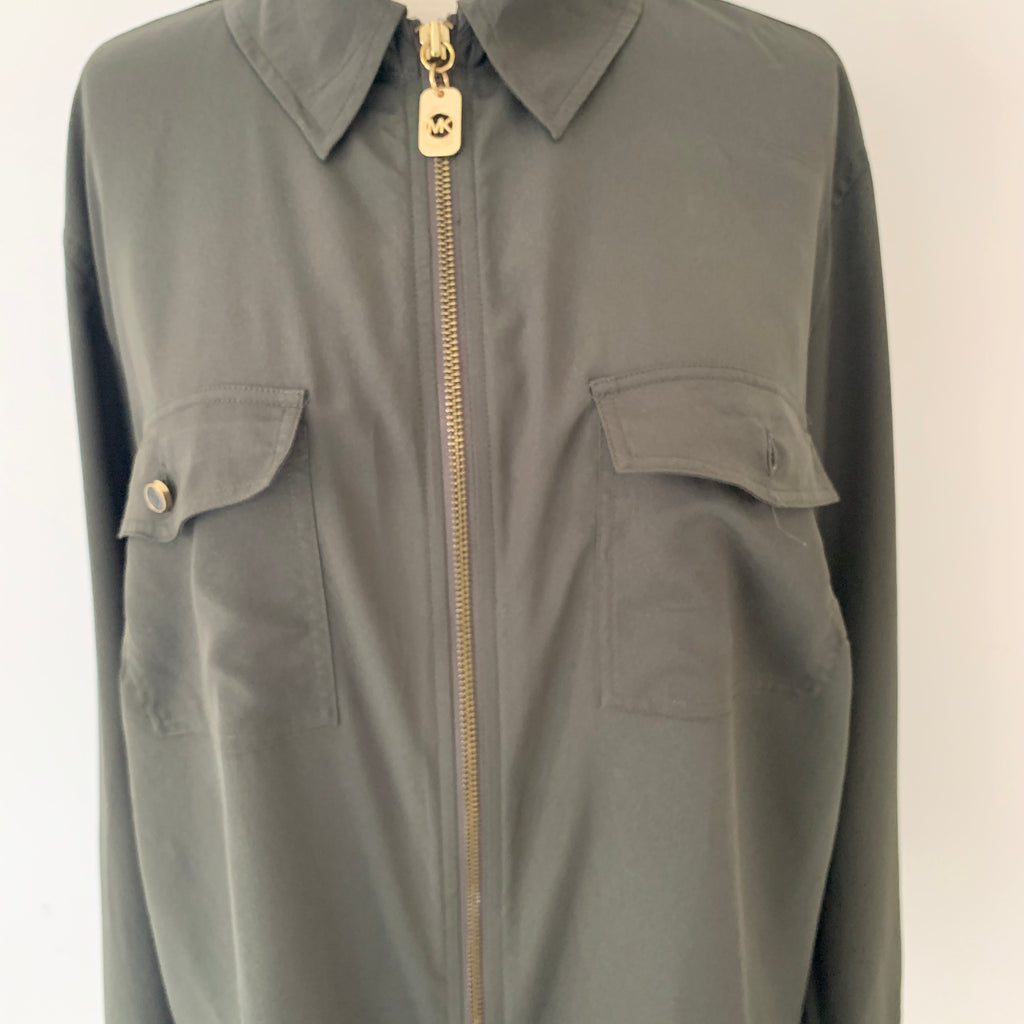 Michael Kors Army Green Shirt | Pre Loved |
