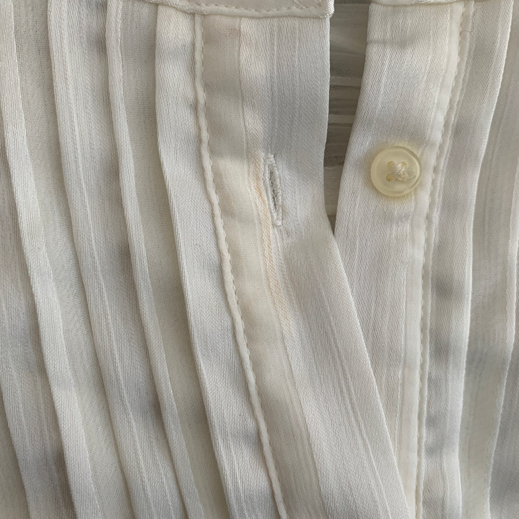 Banana Republic Off-white Sheer Shirt | Brand New |