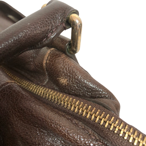 Michael Kors Brown Suede and Leather Satchel | Pre Loved |