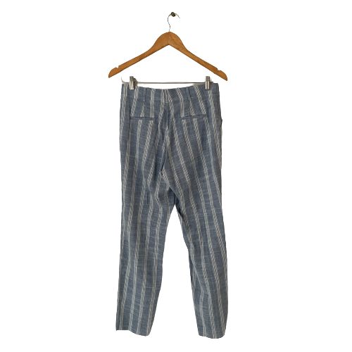Mango Light Blue Striped Pants | Brand New |