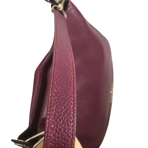 Kate Spade Burgundy Pebbled Leather 'Lexy' Shoulder Bag | Pre Loved |