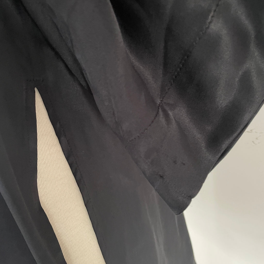 ZARA Black Satin with Gold Buttons Tunic | Brand New |