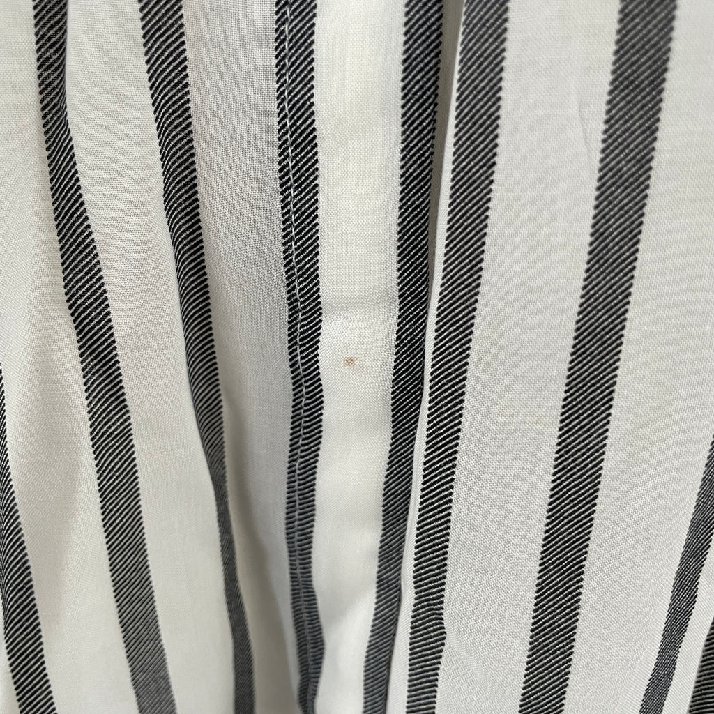 Mango Grey & White Striped Shirt | Pre Loved |