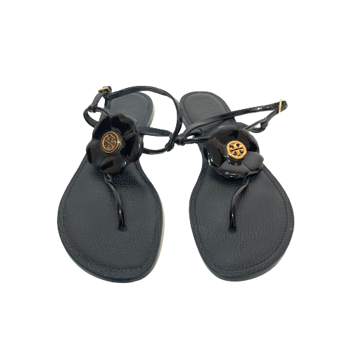Tory Burch Black 'Shelby' Thong Sandals | Pre Loved |