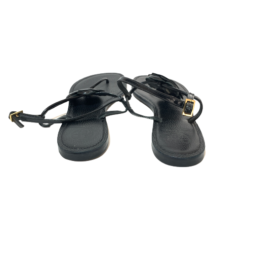 Tory Burch Black 'Shelby' Thong Sandals | Pre Loved |