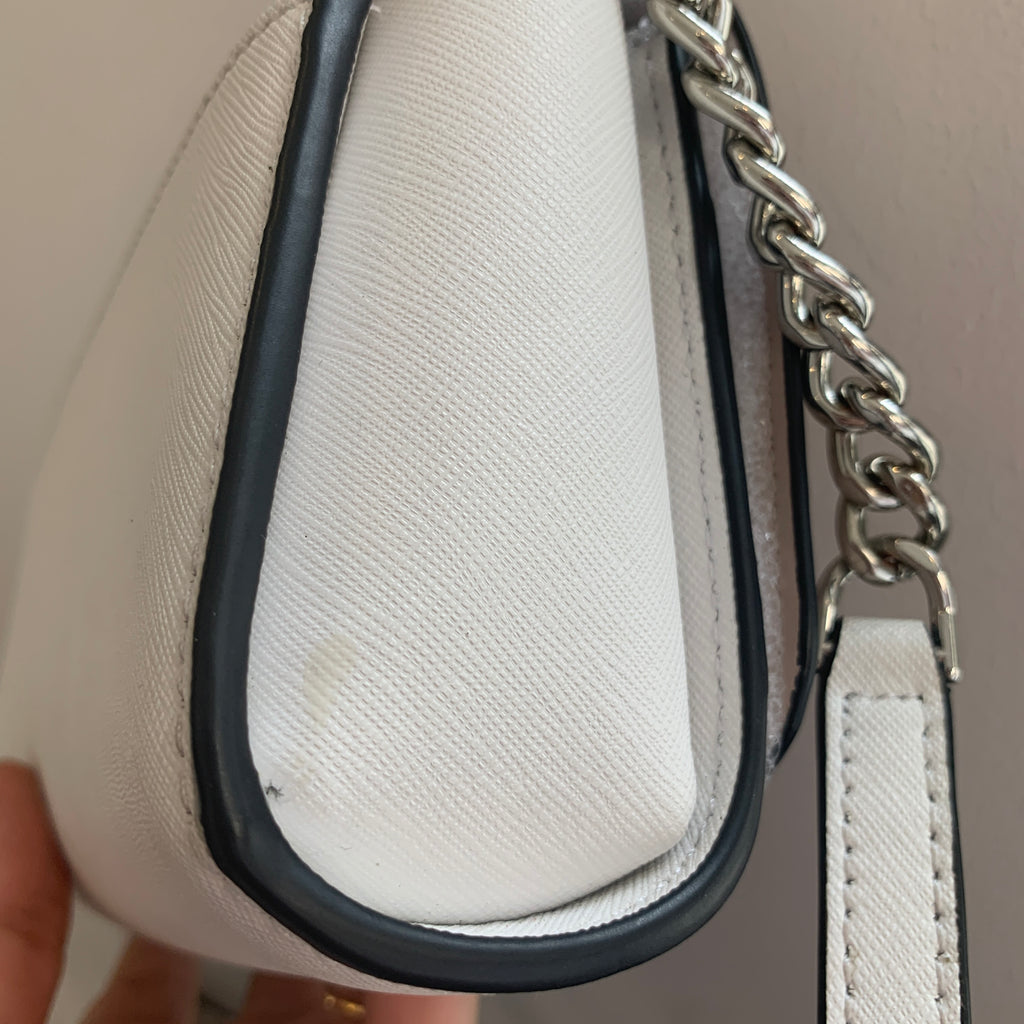 Kate Spade Beige & White 'Cameron' Crossbody Bag | Gently Used |