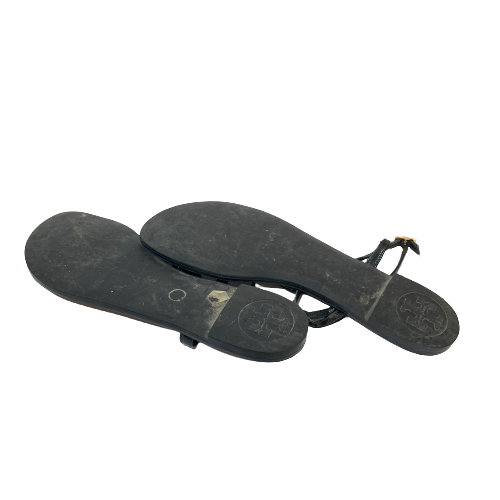 Tory Burch Black 'Shelby' Thong Sandals | Pre Loved |