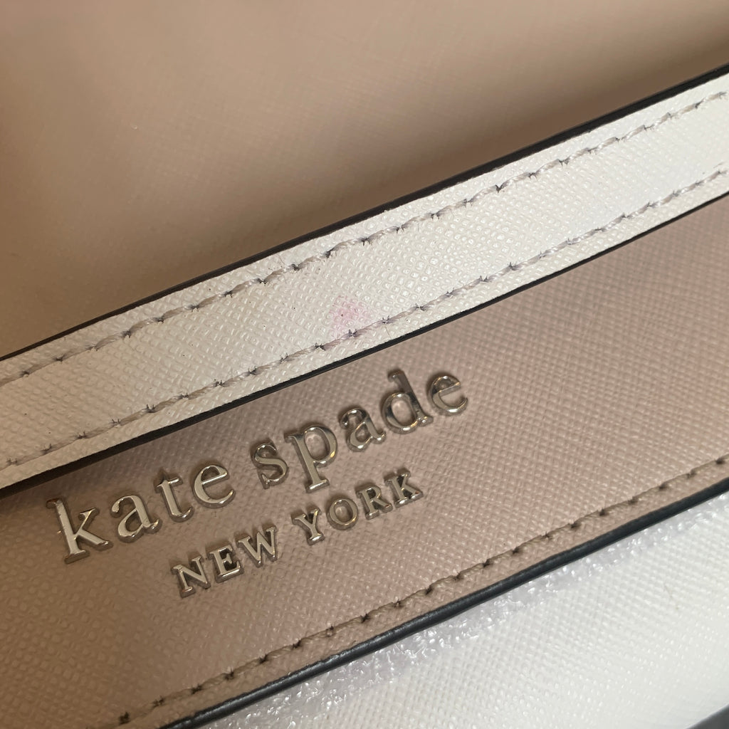 Kate Spade Beige & White 'Cameron' Crossbody Bag | Gently Used |
