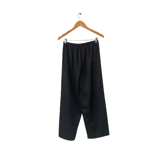 Marks & Spencer Black Satin Pants | Brand New |